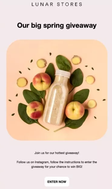 Health and beauty email template