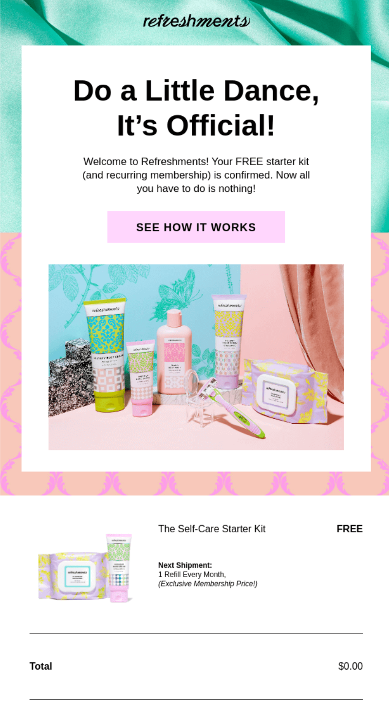 Ipsy subscription confirmation