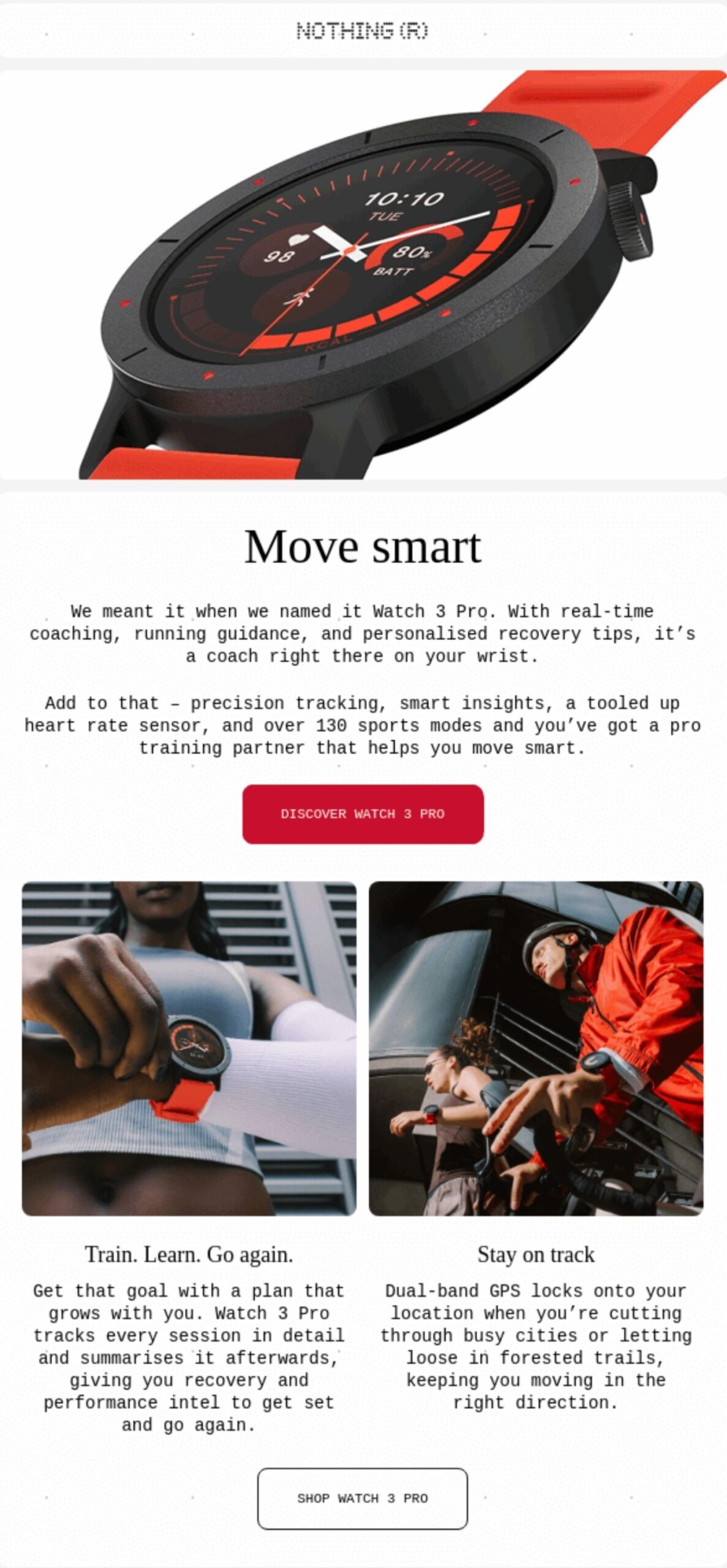Nothing email