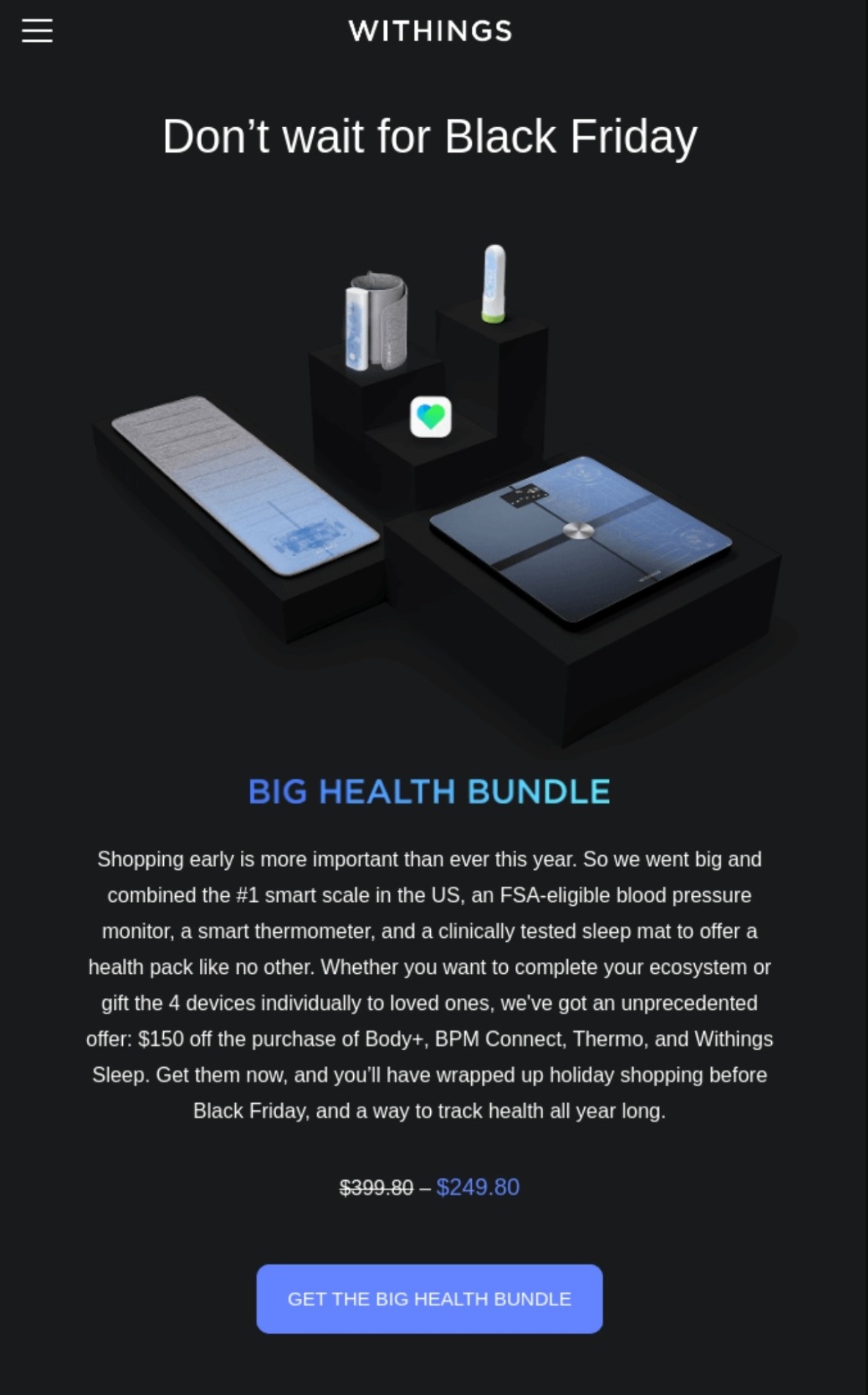 Withings email