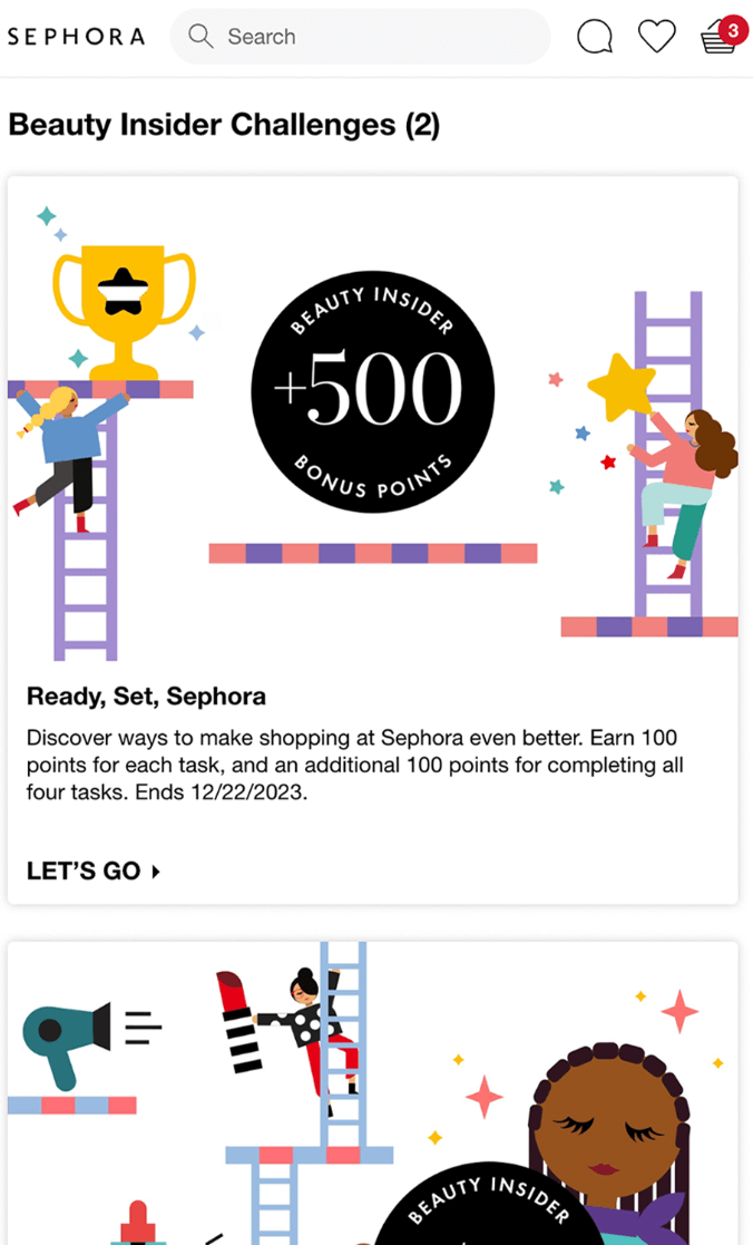 Sephora content example