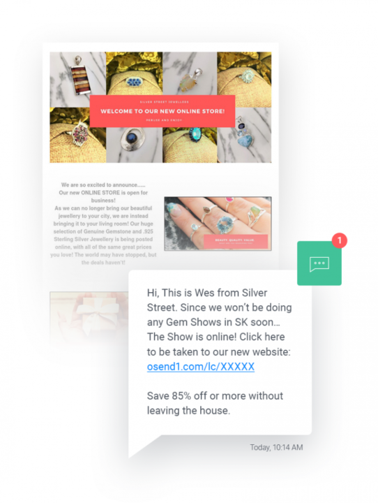 A screenshot of Silver Street Jewellers' text