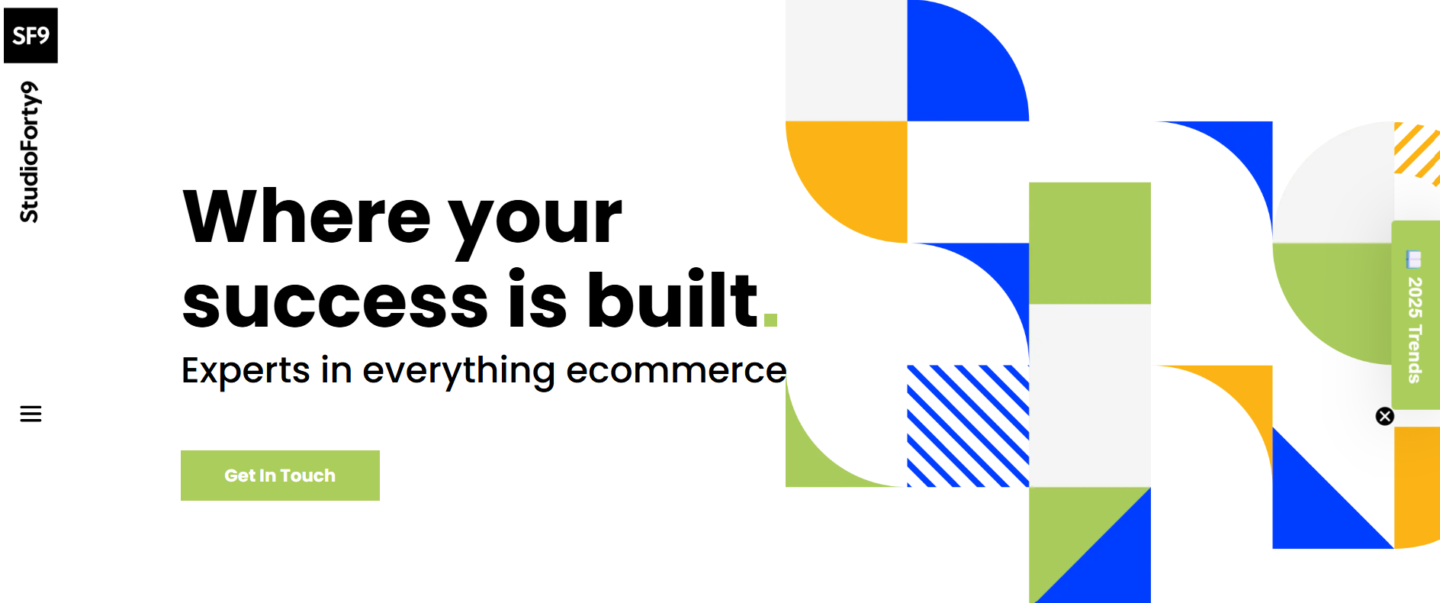 StudioForty9 agency homepage