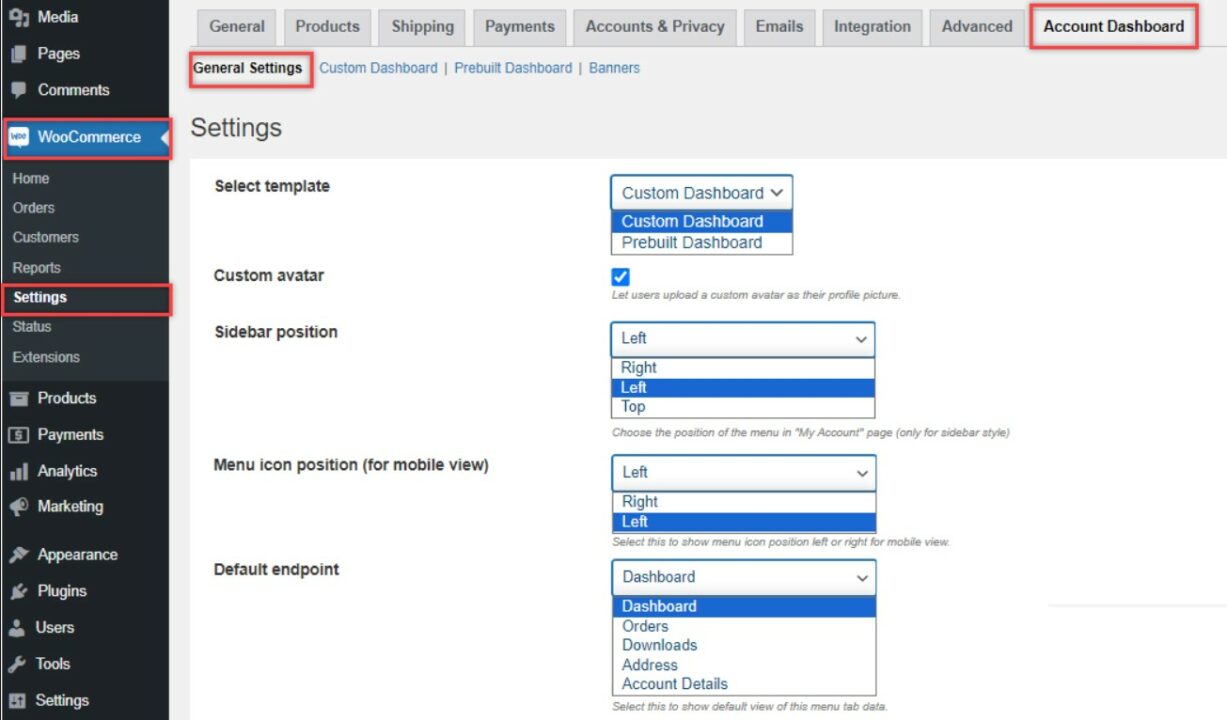 WooCommerce customization example