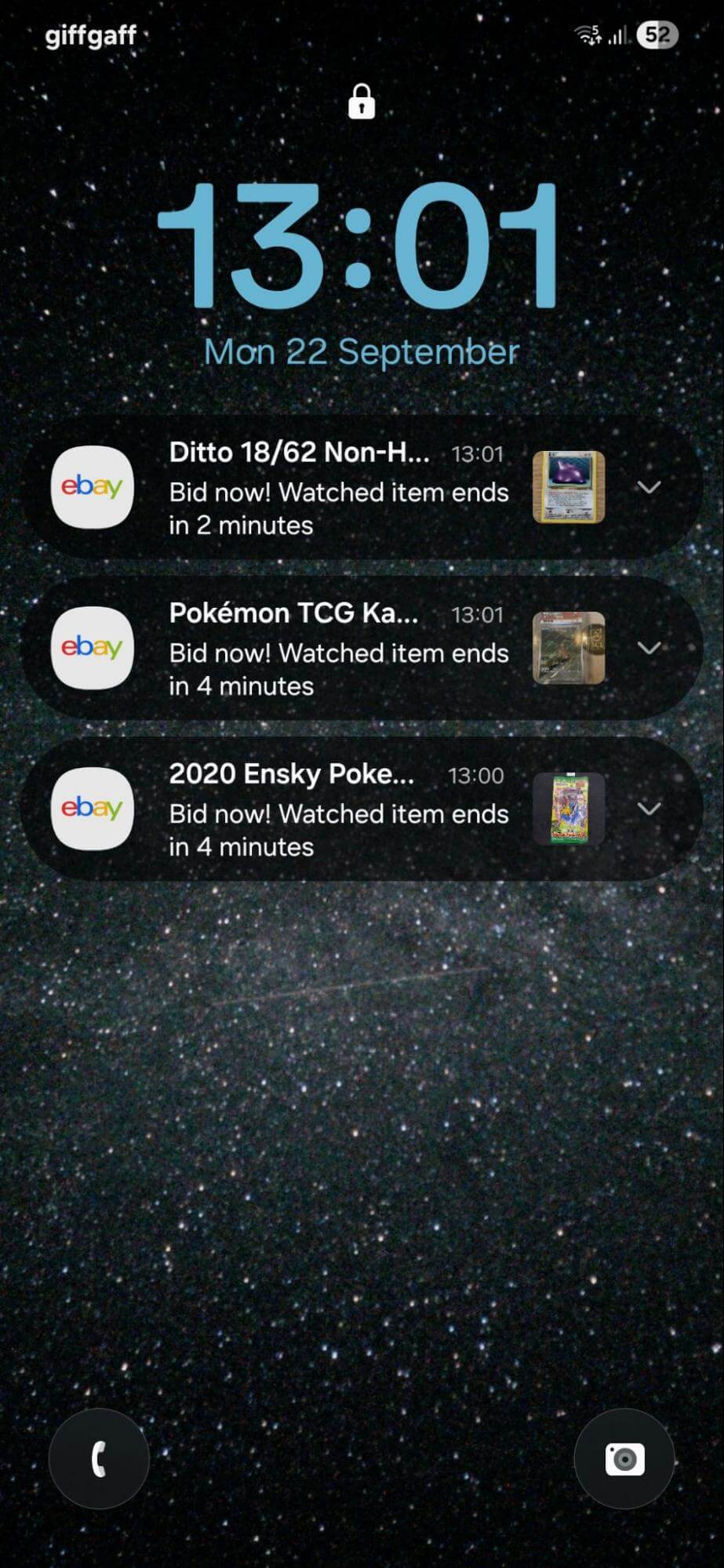 eBay push notifications example