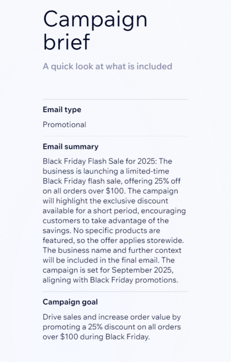 campaign brief
