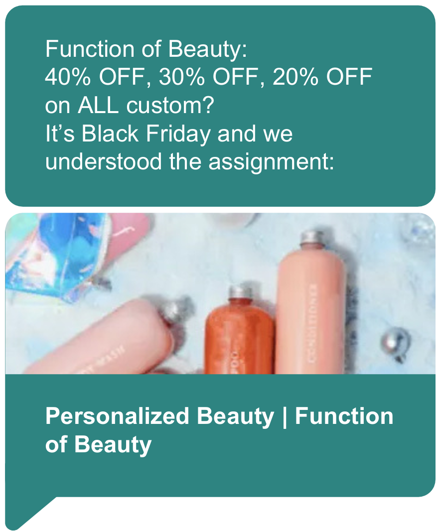 Function of Beauty SMS
