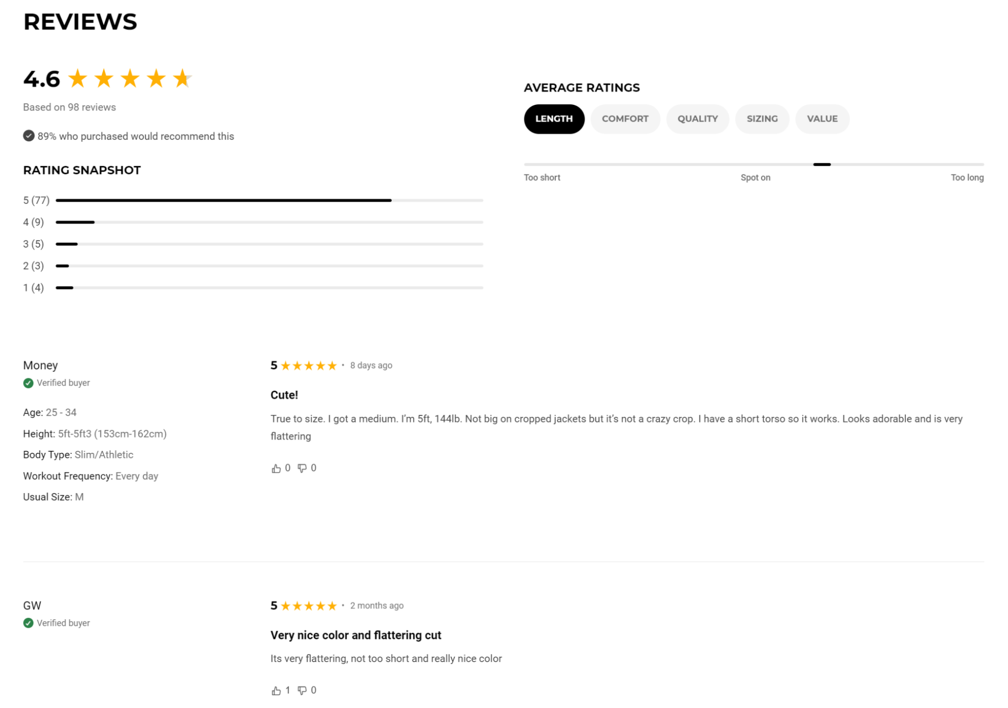 Gymshark reviews