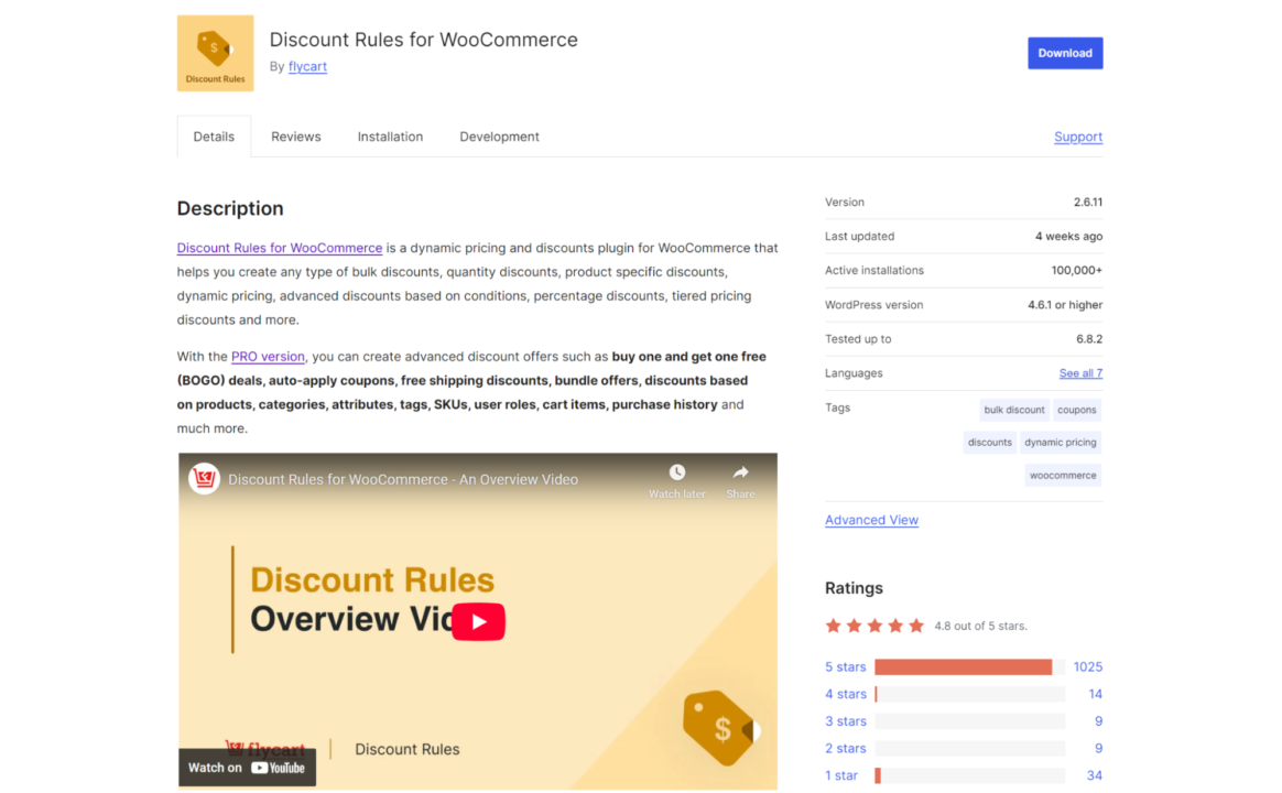 Discount Rules for WooCommerce by Flycart
