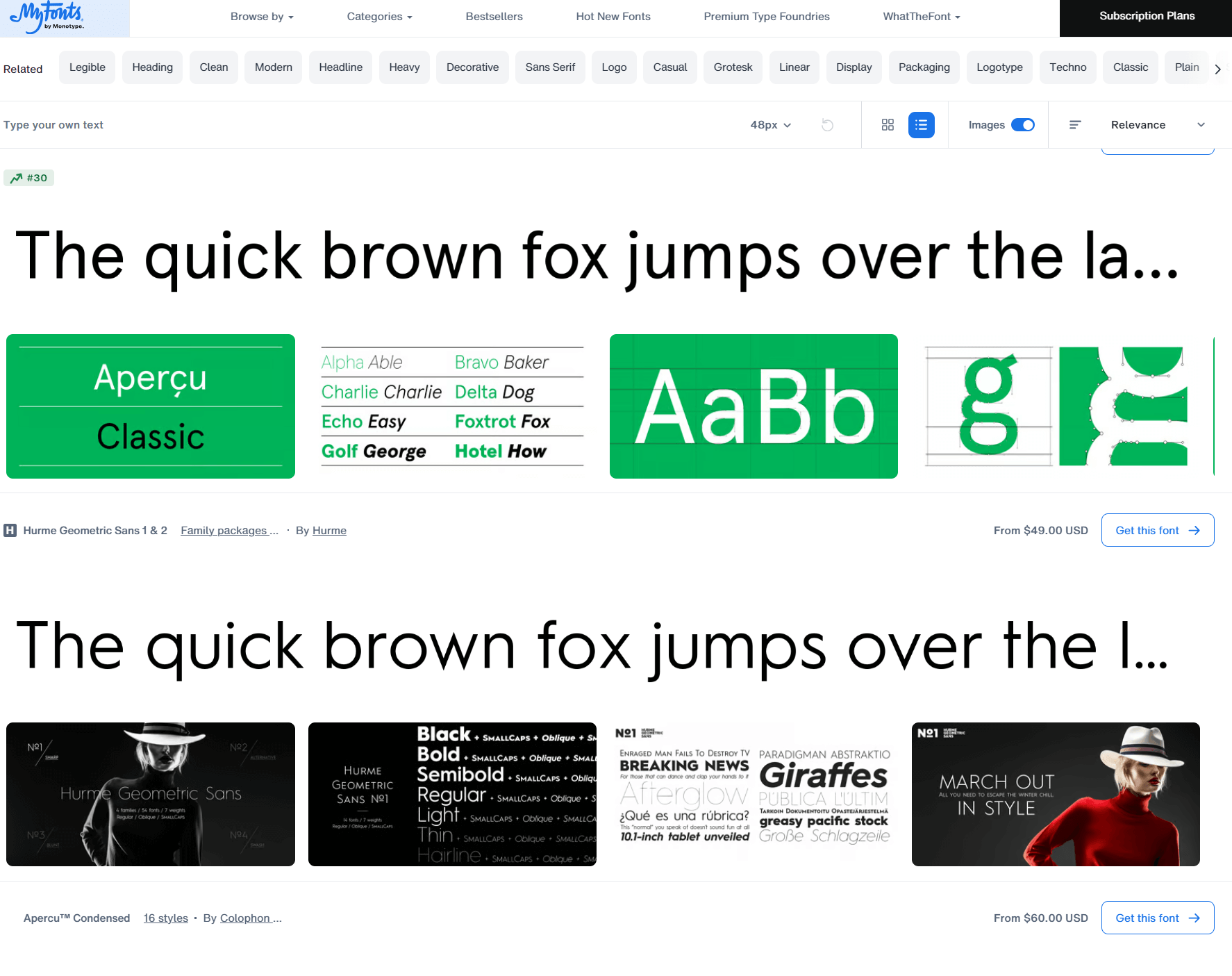 Fonts, icons, and other design assets