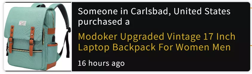 Modoker sales popup