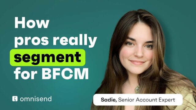 The Segmentation Strategy That Drives BFCM Email Conversions