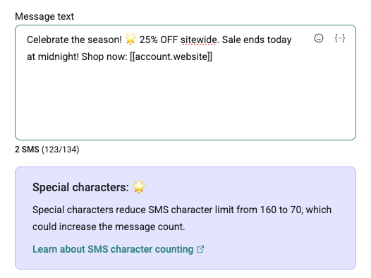 SMS text
