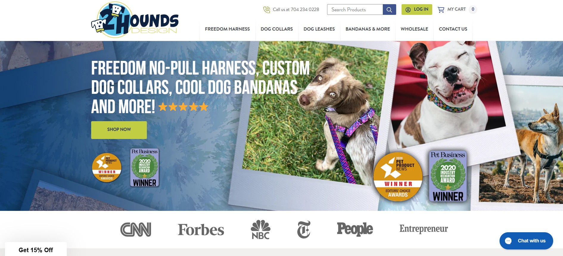 2 hounds home page