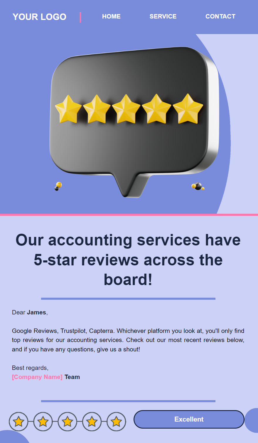 omnisend's social-proof email template