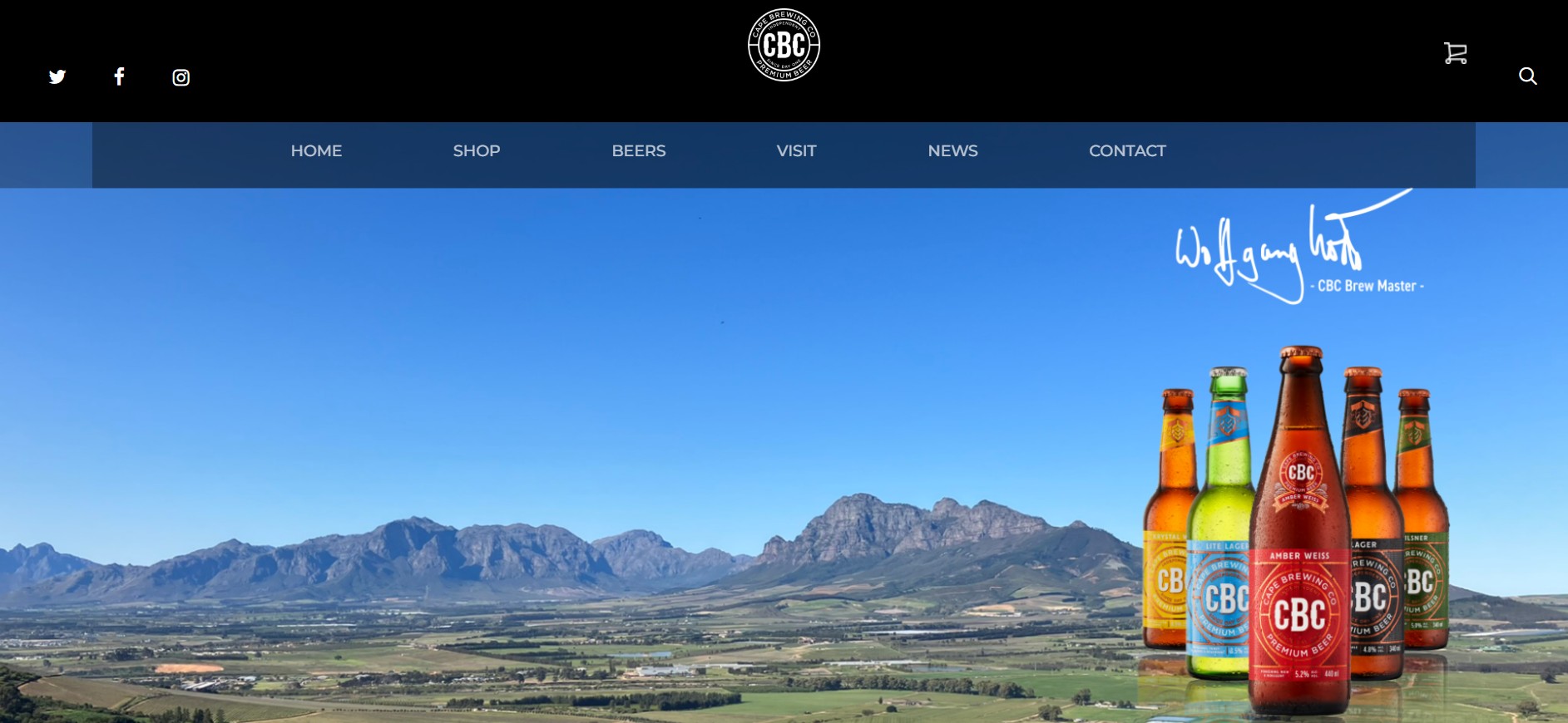 cape brewing home page