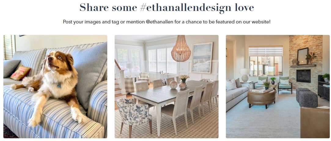 dropship furniture: user-generated pictures of furniture in their rooms