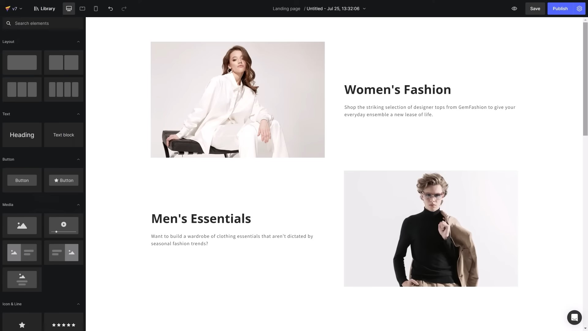 GemAI image-to-layout