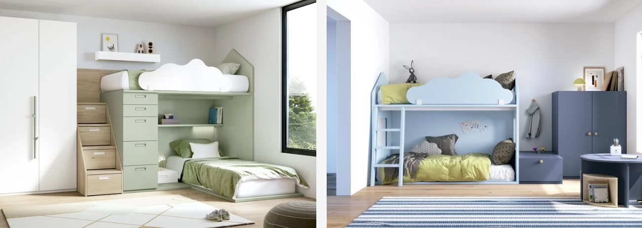 dropship furniture: colourful children's bedrooms filled with kids' furniture