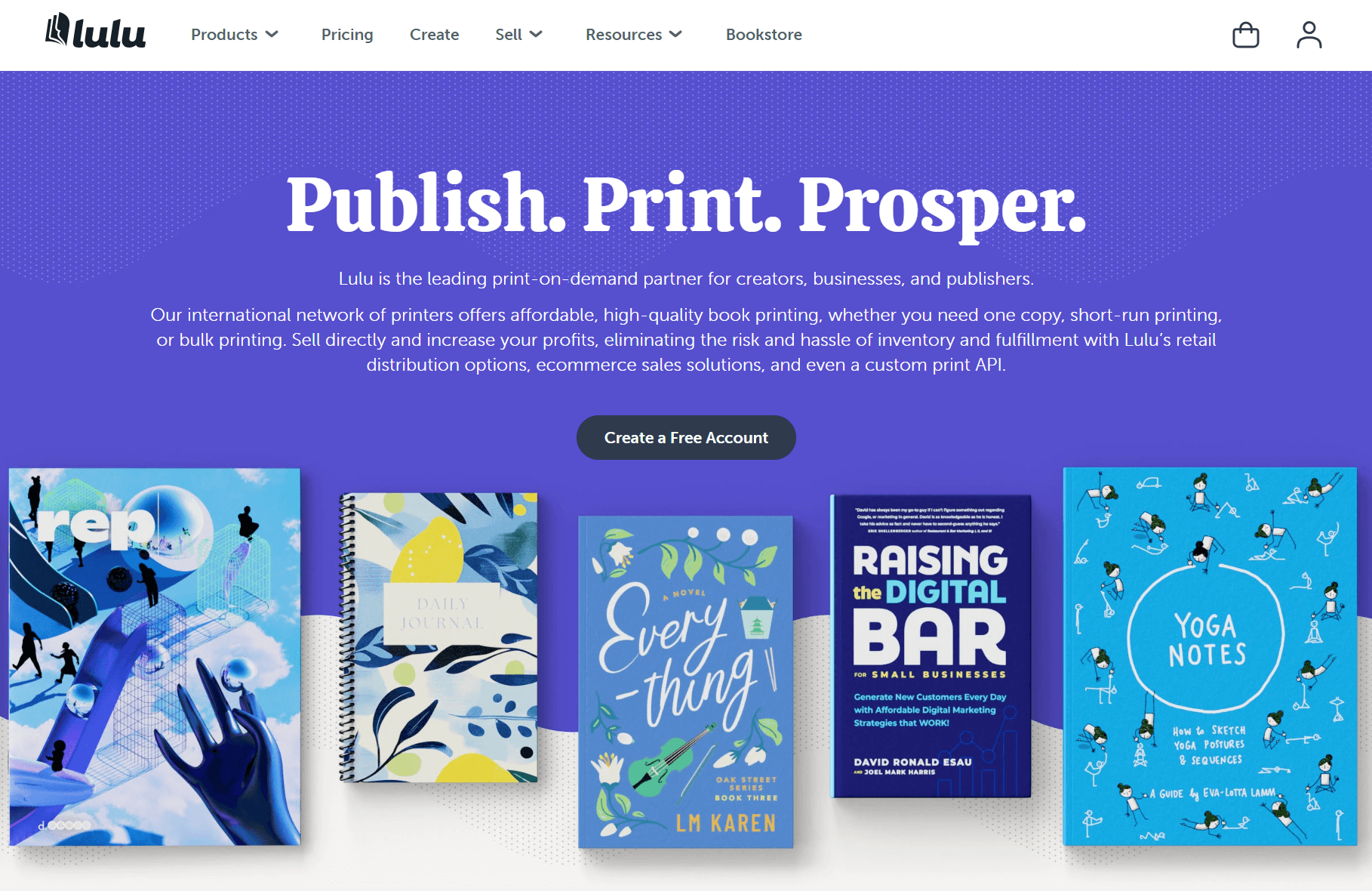 book dropshipping: lulu express home page