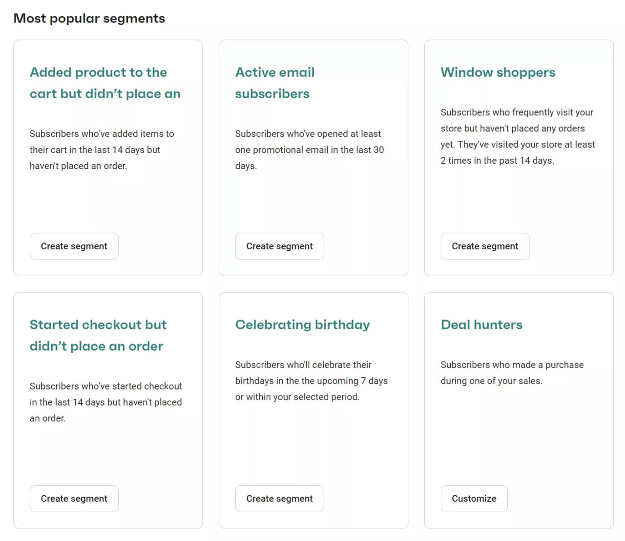 Most popular segments for your WooCommerce dropship store