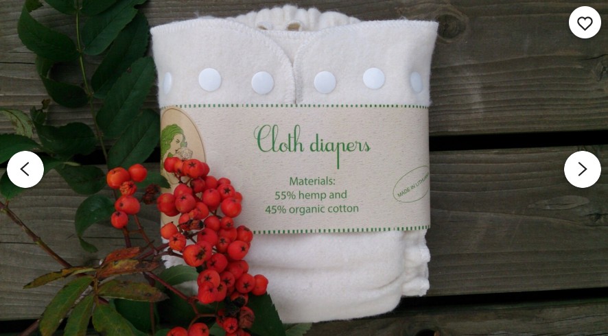 dropship baby products: organic cloth diapers made of 55% hemp and 45% organic cotton