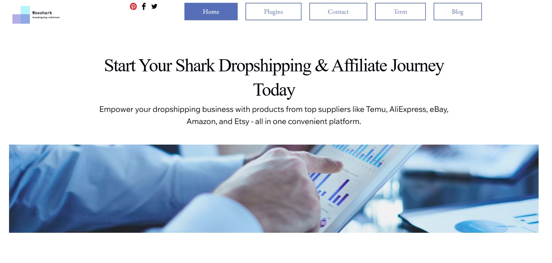 Sharkdropship home page