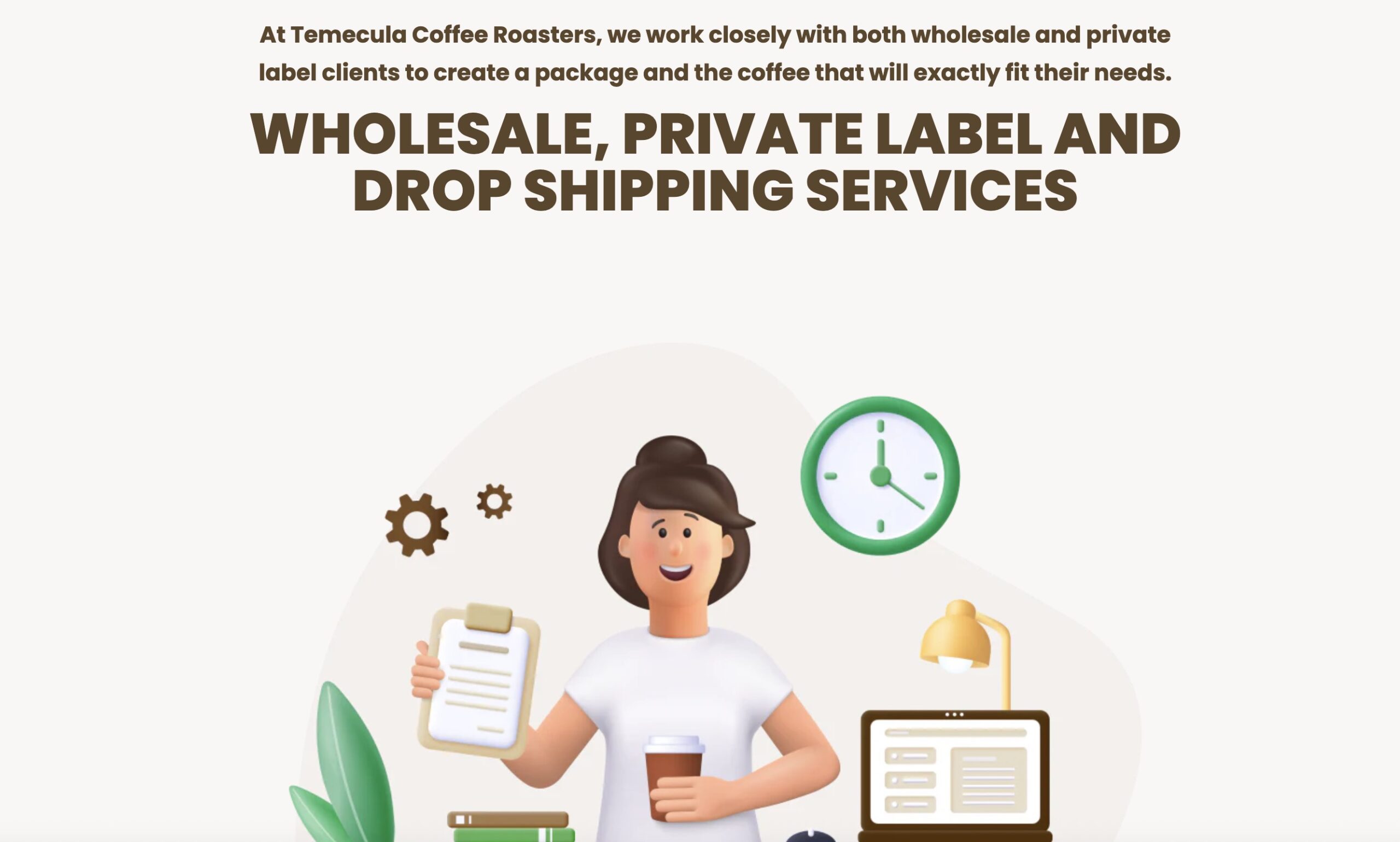 dropship coffee: temecula coffee roasters home page