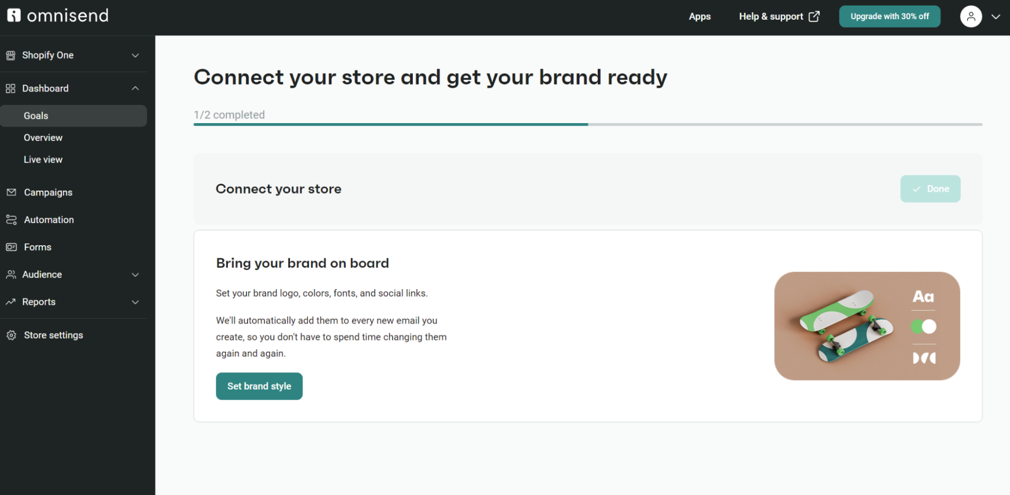 omnisend vs klaviyo: connect your store