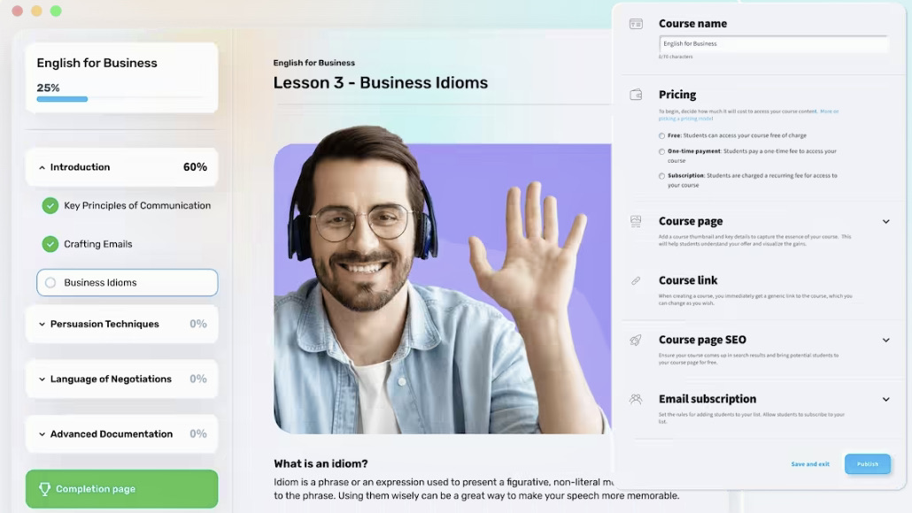 getresponse course creation