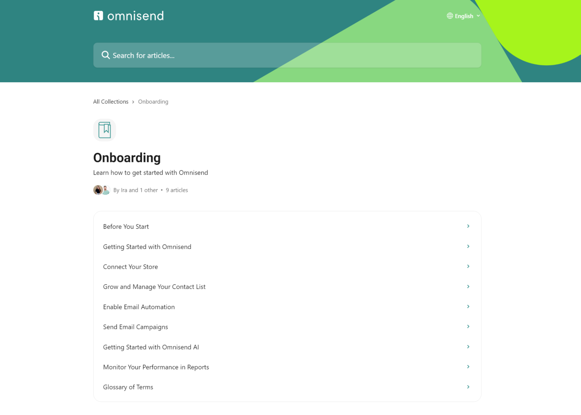 omnisend onboarding documents