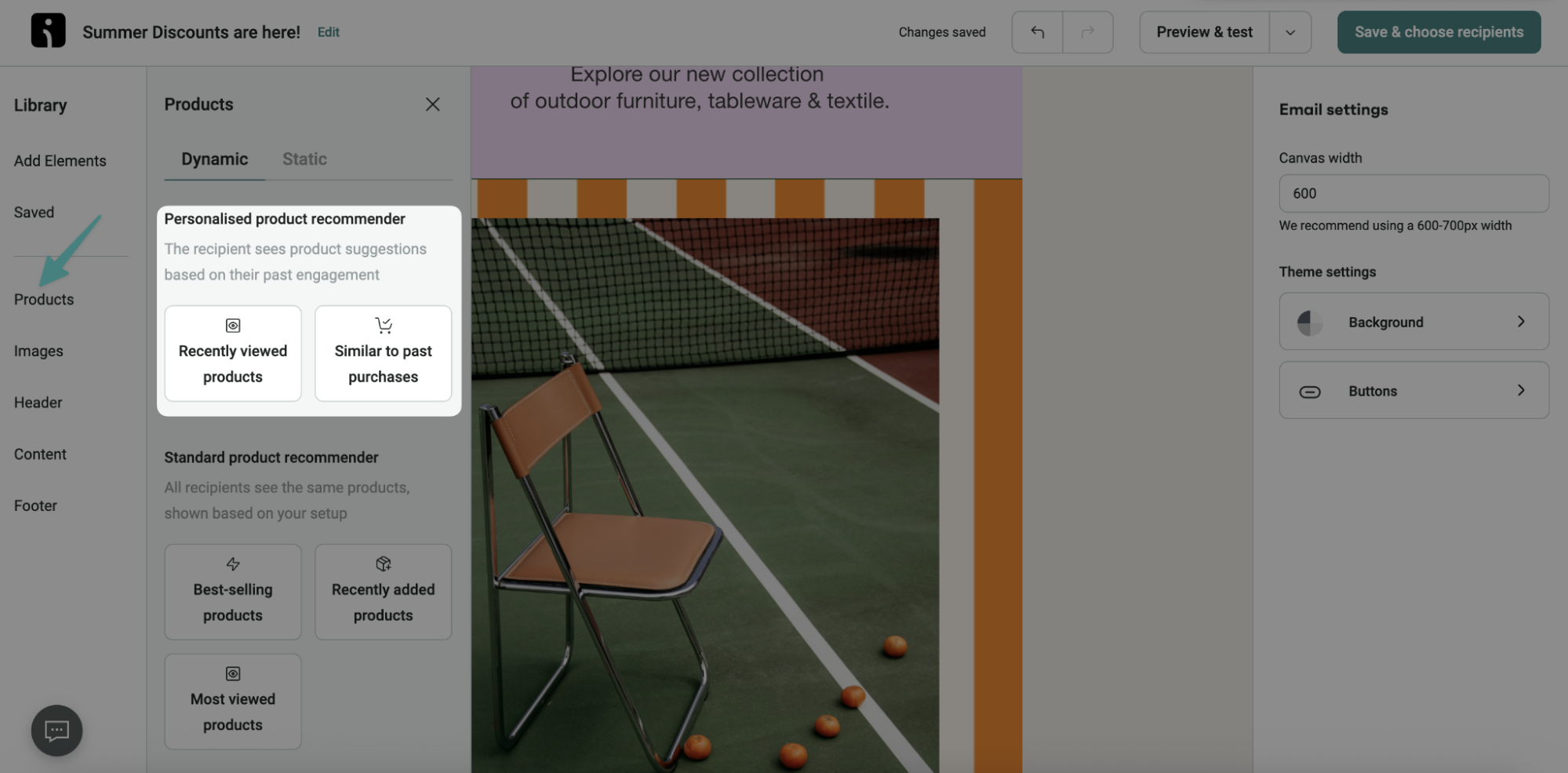 omnisend personalized product recommender