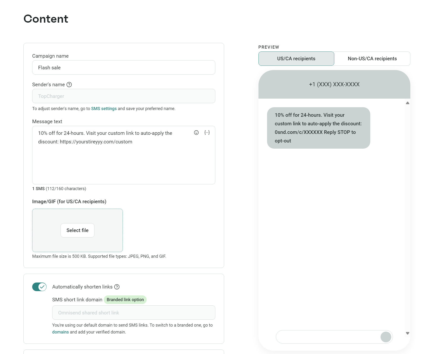 sms campaign builder
