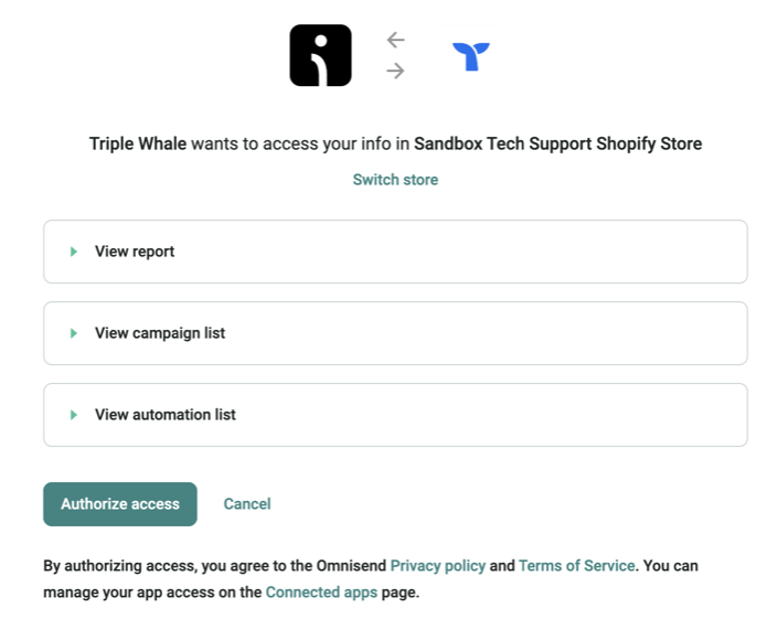 Triple Whale integration