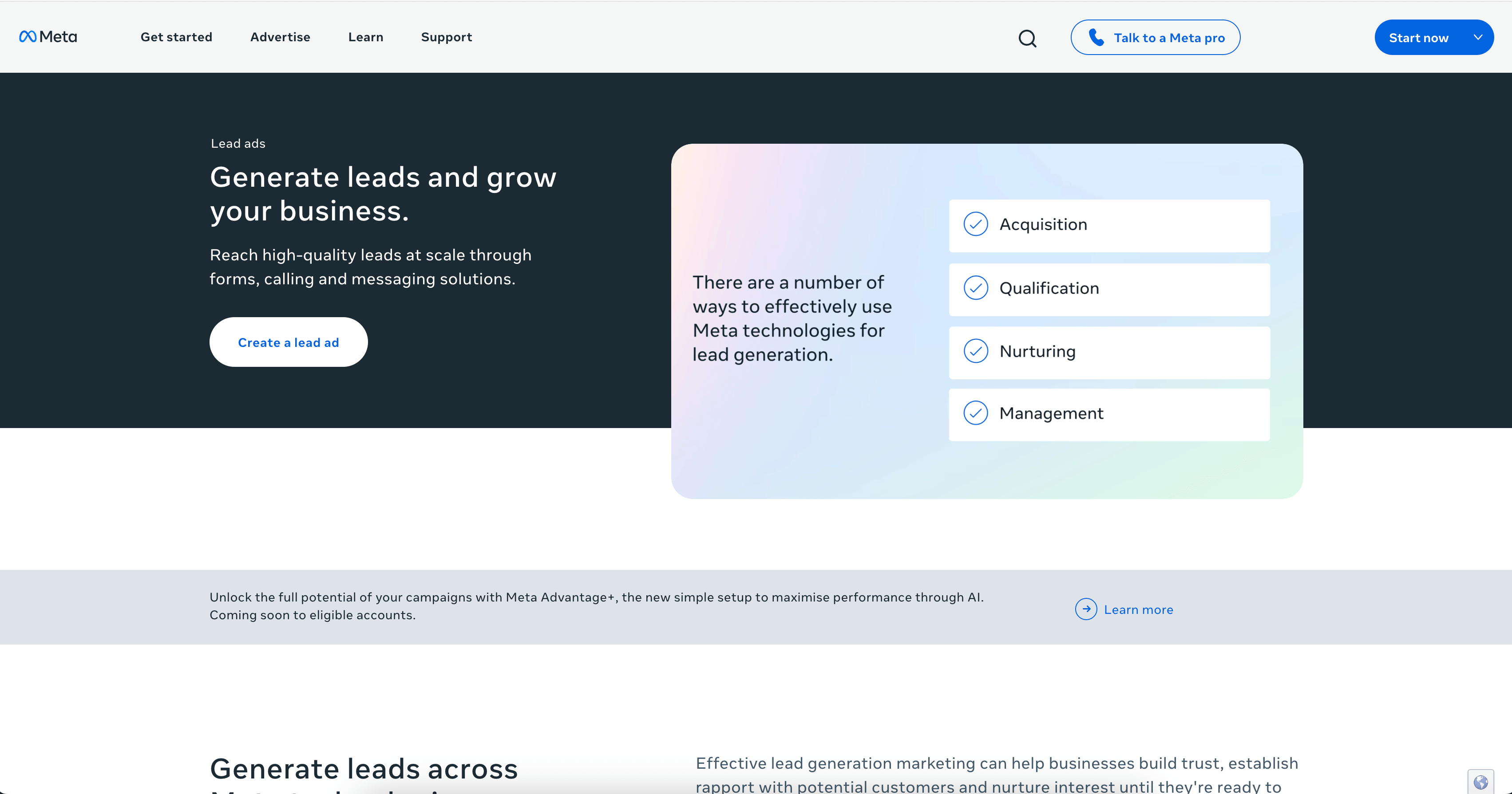 Omnisend integrations: meta home page