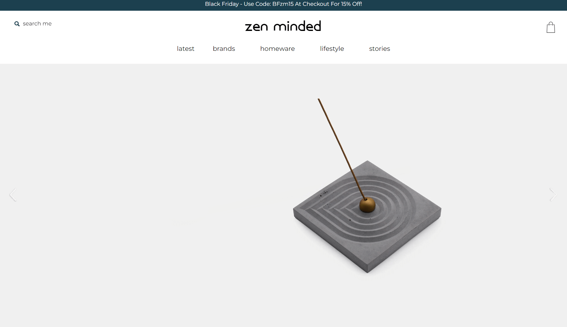 zen minded home page