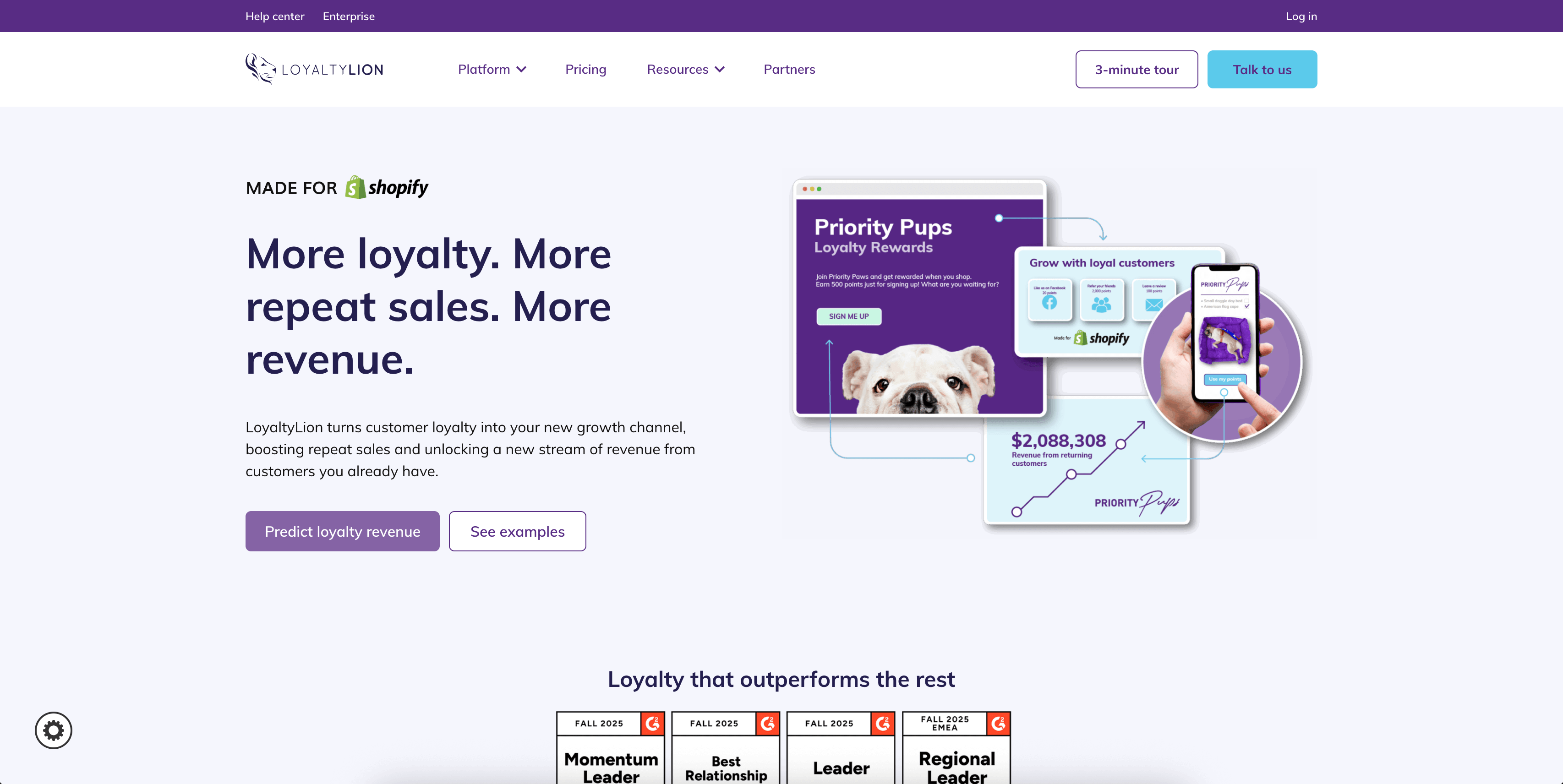 Omnisend integrations: LoyaltyLion home page
