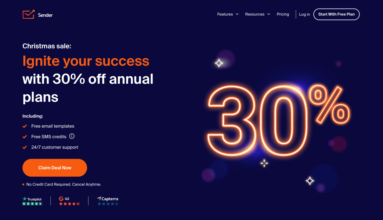 Sender email marketing