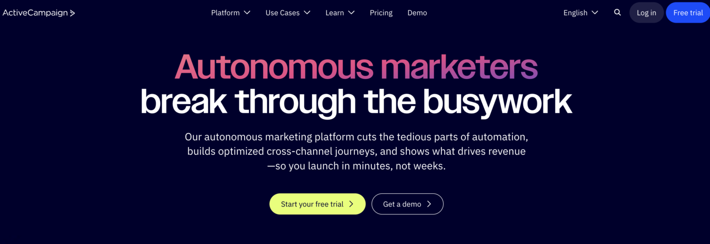 ActiveCampaign email marketing