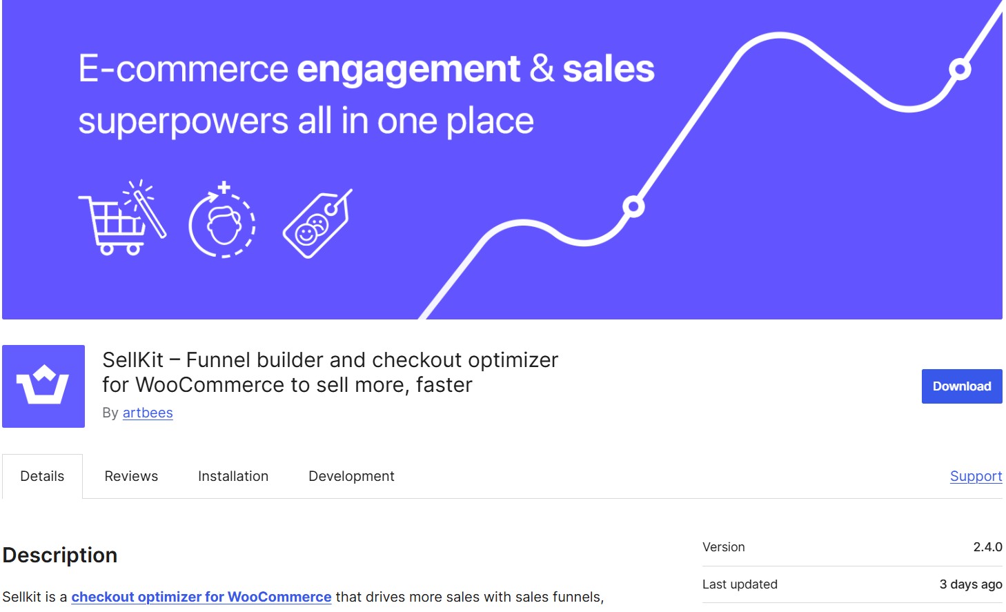 sellkit plugin download page