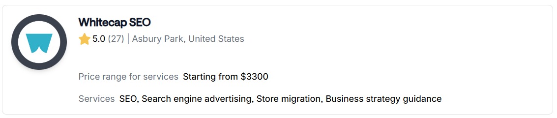 shopify development services: whitecap SEO