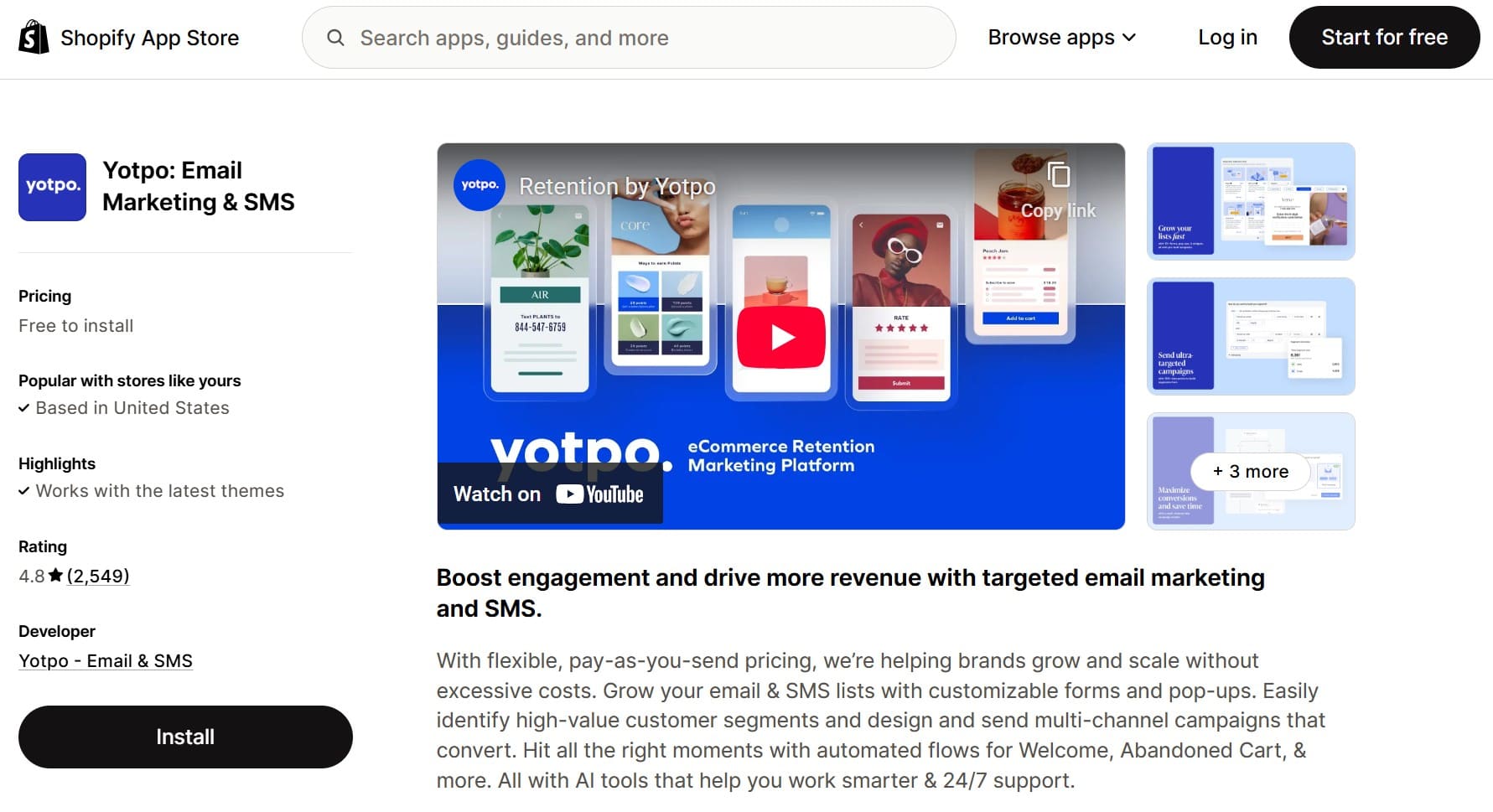 Best email marketing for Shopify: Yotpo