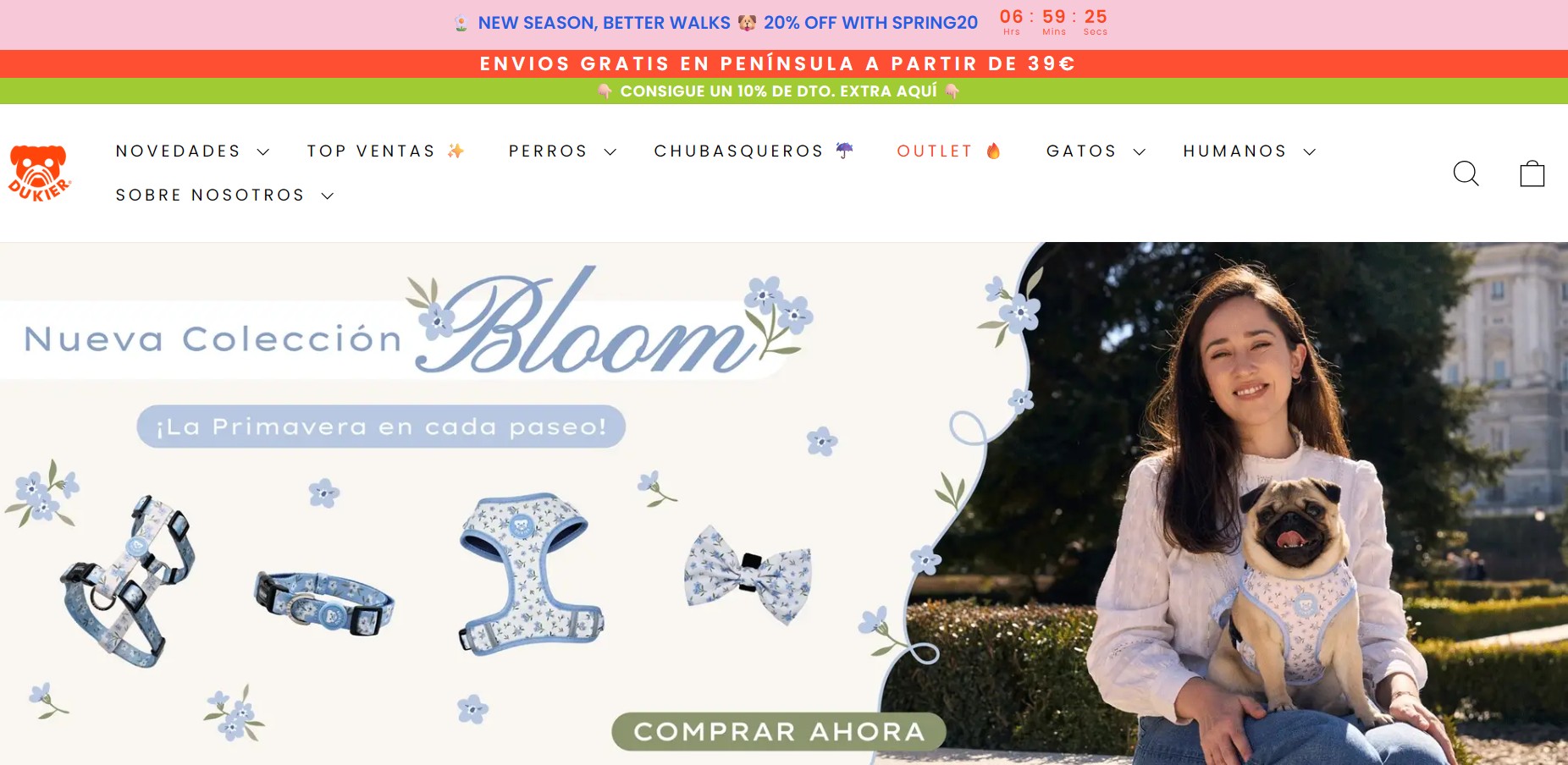 Best Shopify themes: Dukier store