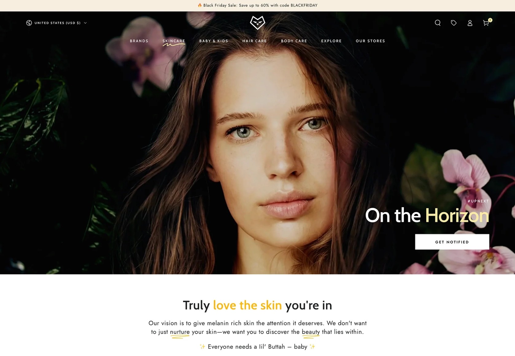 Best Shopify themes: Be Yours theme