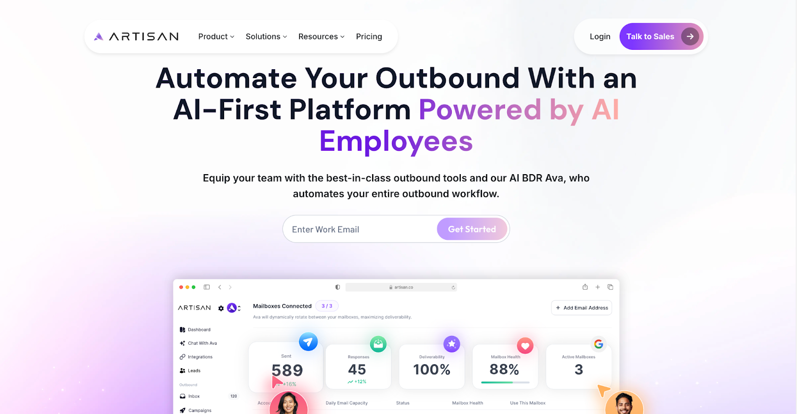 Artisan - outbound automation platform