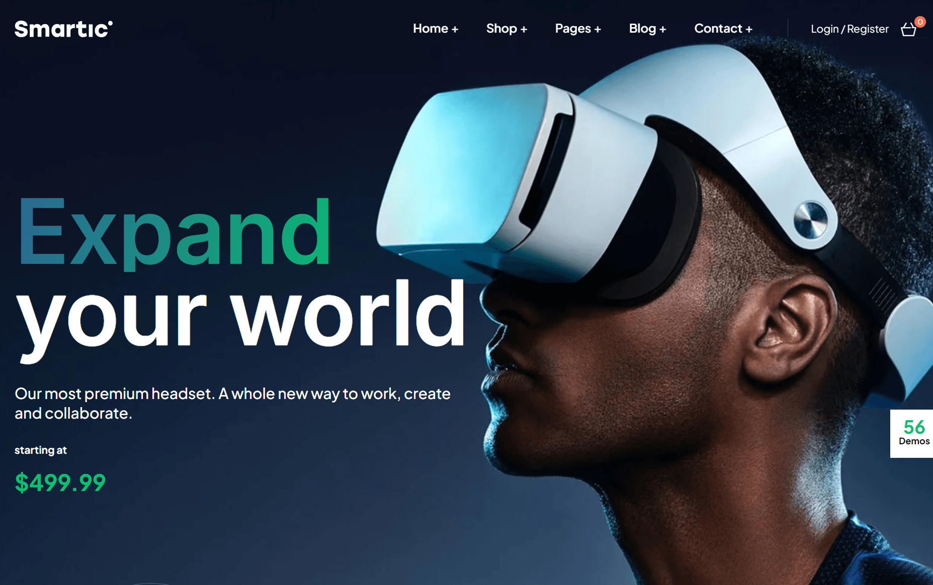 WordPress ecommerce themes: Smartic demo