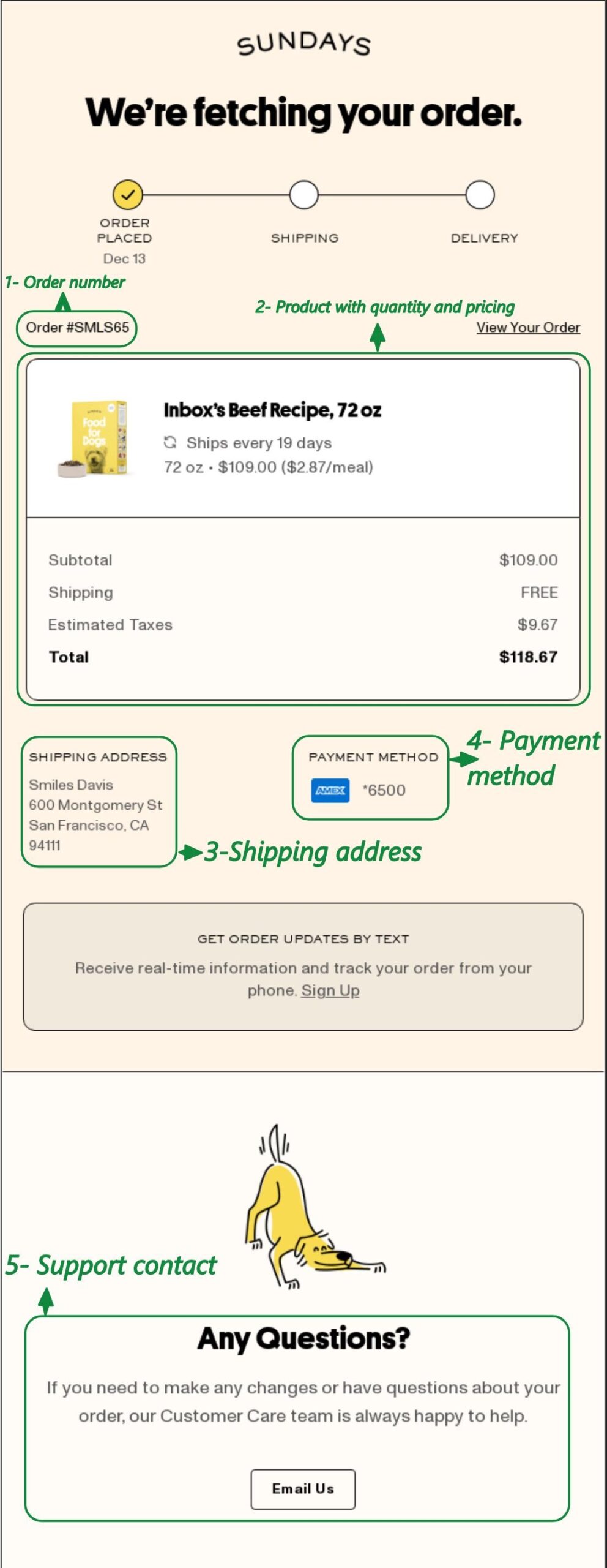Order Confirmation Email: Templates & Examples [2026 ]