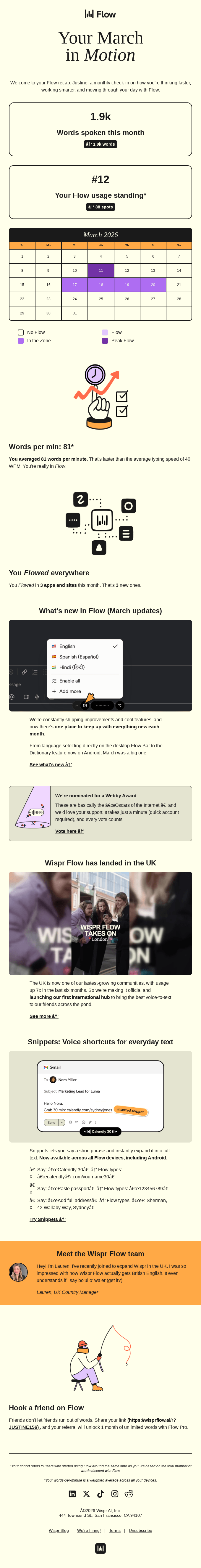 Lifecycle email marketing: A newsletter sign-up page for You’ll March in Z-A-Lone, featuring stats, a content summary, illustrations, sample emails, testimonials, and a call to action to subscribe. The theme is playful with hand-drawn elements.