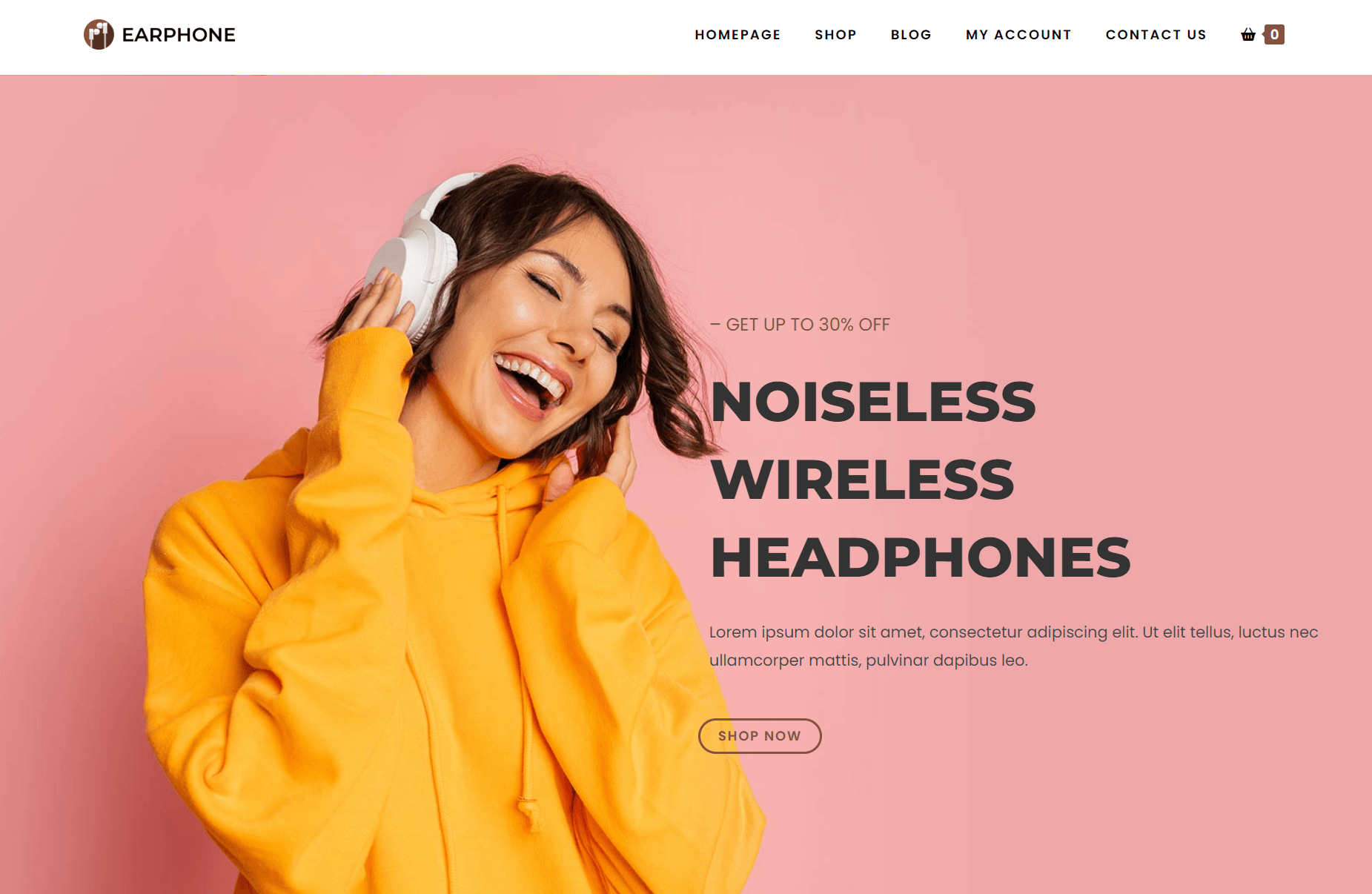WordPress ecommerce themes: OceanWP demo