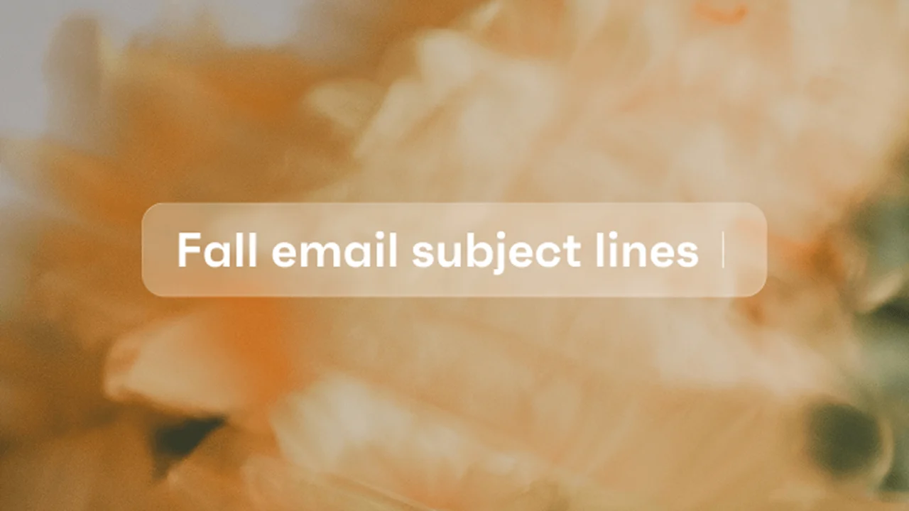 The 100+ best fall email subject lines for 2026